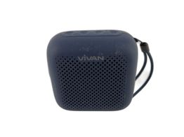 coluna portatil bluetooth vivan azul