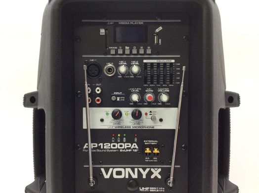 altavoz portatil bluetooth vonyx ap1200pa