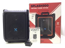 coluna portatil bluetooth vonyx splash300
