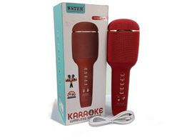 altavoz portatil bluetooth wster karaoke ws-900