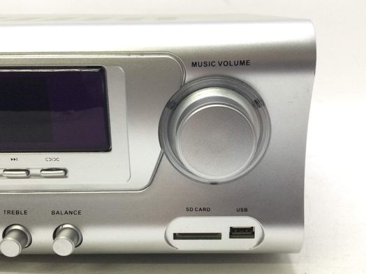 amplificador hifi auna amp-3800 bt silver