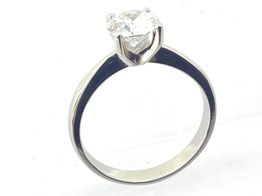 anel com adorno ouro 18k con diamante de laboratorio 