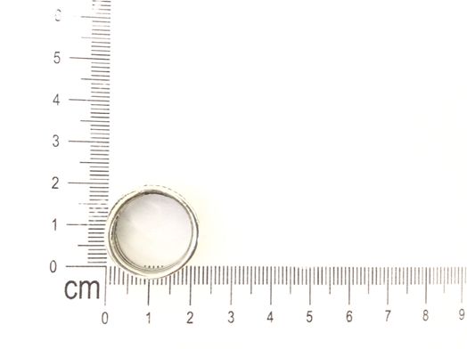 anel com adorno prata 925mm com pedra 