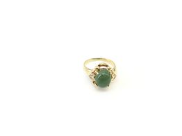 anel com adorno ouro 18k com pedra con diamante,otros 