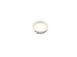 anel com adorno prata 925mm com pedra con quartzo 