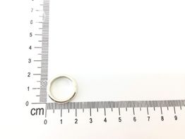 anel com adorno prata 925mm com pedra con quartzo 