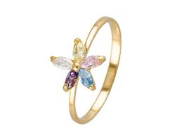 anel ouro 18k com pedra con circonita 