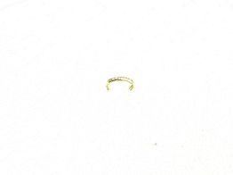 anillo oro 18k con circonita 