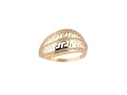 anillo oro 18k con circonita 