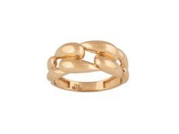 anel ouro 18k con sem pedra 