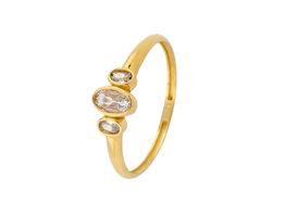 anel ouro 18k com pedra con circonita 