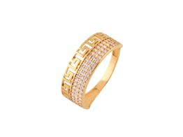 anel ouro 18k com pedra con circonita 