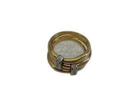 anel ouro 19k com pedra con circonita 