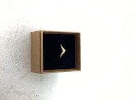 anel ouro 19k com pedra con circonita 