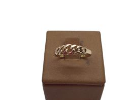 anel ouro 19k con sem pedra 