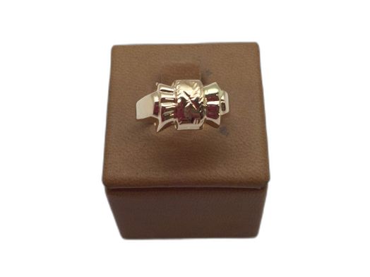 anel ouro 19k con sem pedra 