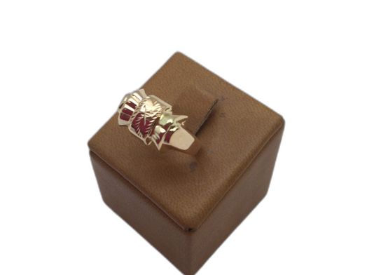 anel ouro 19k con sem pedra 
