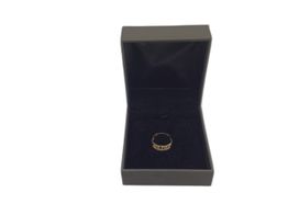anel ouro 19k com pedra con circonita 