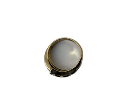anel ouro 19k com pedra con circonita 