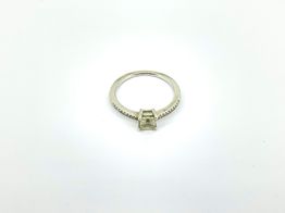 anillo plata 925mm con diamante 