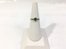 anillo oro 18k con circonita 
