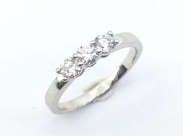 anillo oro 18k con diamante de laboratorio 