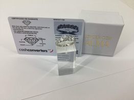 anillo oro 18k con diamante de laboratorio 