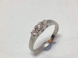 anillo plata 925mm con diamante de laboratorio 