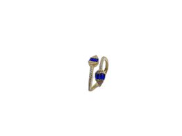anillo oro 18k con circonita 