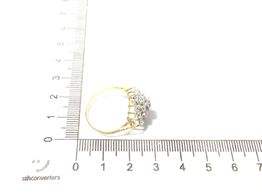 anillo oro 18k con circonita 