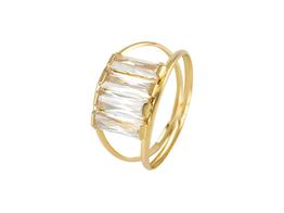 anillo oro 18kt barretas circonita ancho 10mm