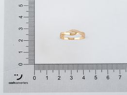 anillo oro 18k con circonita 