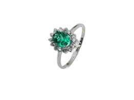 anillo oro 18k con circonita 