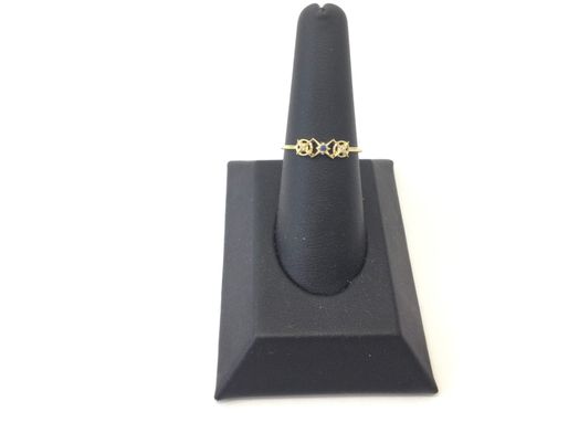 anillo oro 18k con circonita 