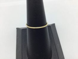 anillo oro 18k con circonita 