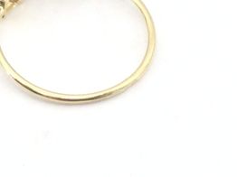 anillo oro 18k con circonita 