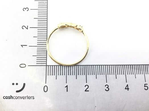 anillo oro 18k con circonita 
