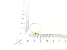 anillo oro 18k con circonita 