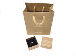 anillo oro 18k con circonita 