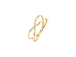 anillo oro 18k con circonita 