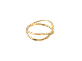 anillo oro 18k con circonita 