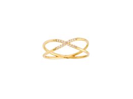 anillo oro 18k con circonita 