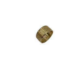 anel ouro 18k con sem pedra 