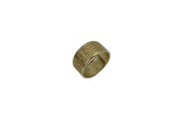 anel ouro 18k con sem pedra 