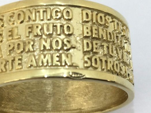 anillo oro 18k 