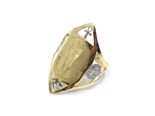 anillo oro 18k con circonita 