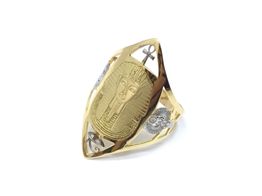 anillo oro 18k con circonita 