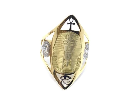 anillo oro 18k con circonita 