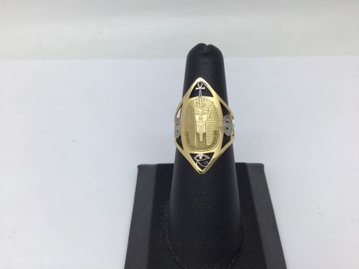 anillo oro 18k con circonita 