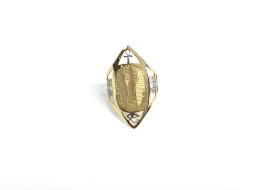 anillo oro 18k con circonita 